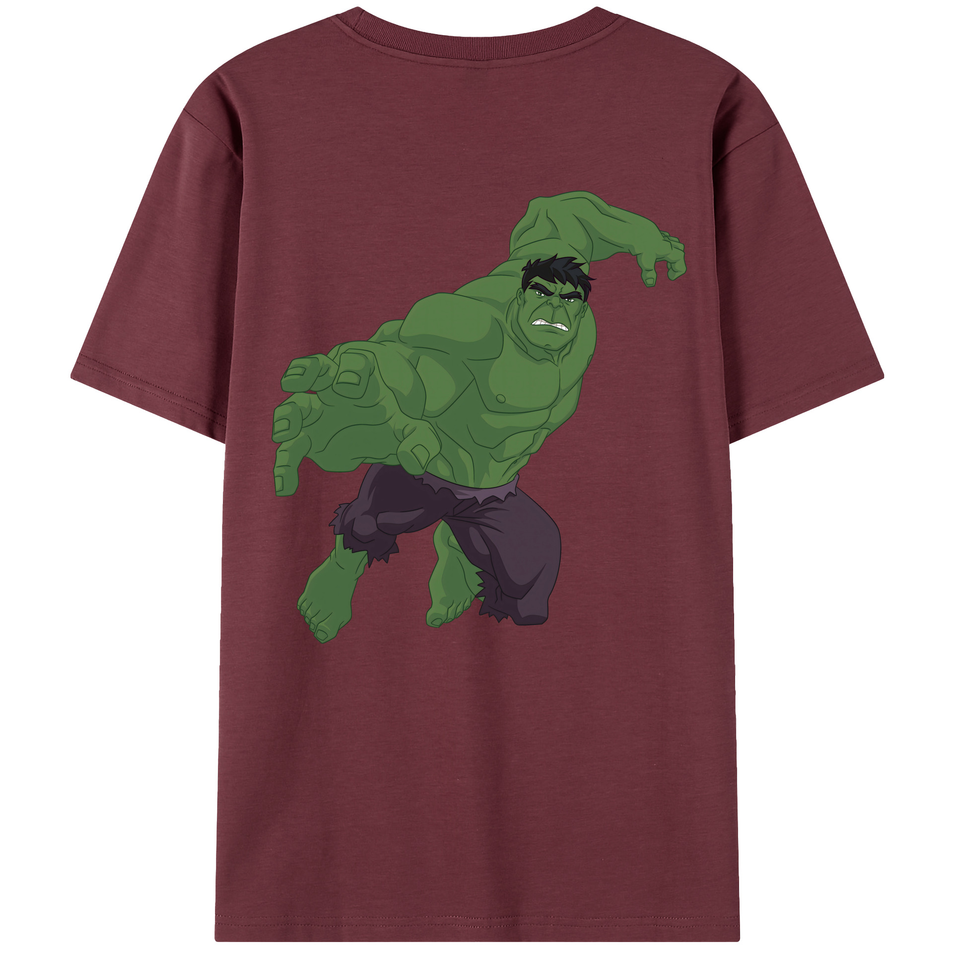 （画像用） アベンジャーズ The Avengers 綿100％半袖Tシャツ（背面プリント）